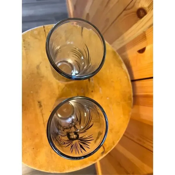 Tromba Tequila Highball Glasses Lot of 2 Advertisement Glass Signed (6858) - Picture 5 of 6